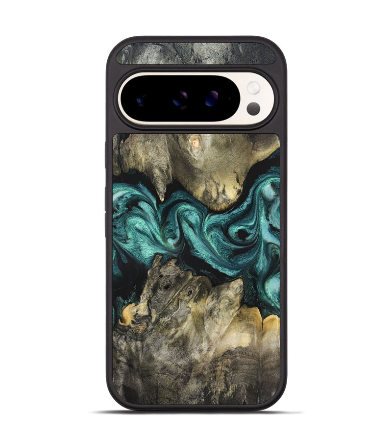 Pixel 9 Wood Phone Case - Kaylah (Green, 831949)