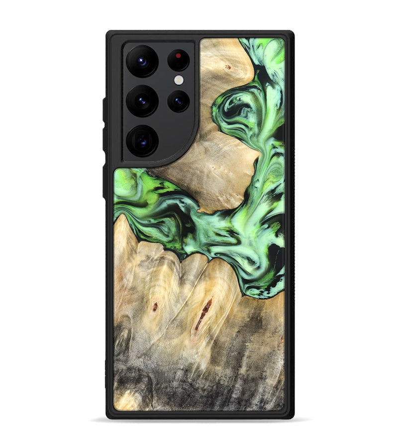 Galaxy S22 Ultra Wood Phone Case - Evelyn (Green, 831950)
