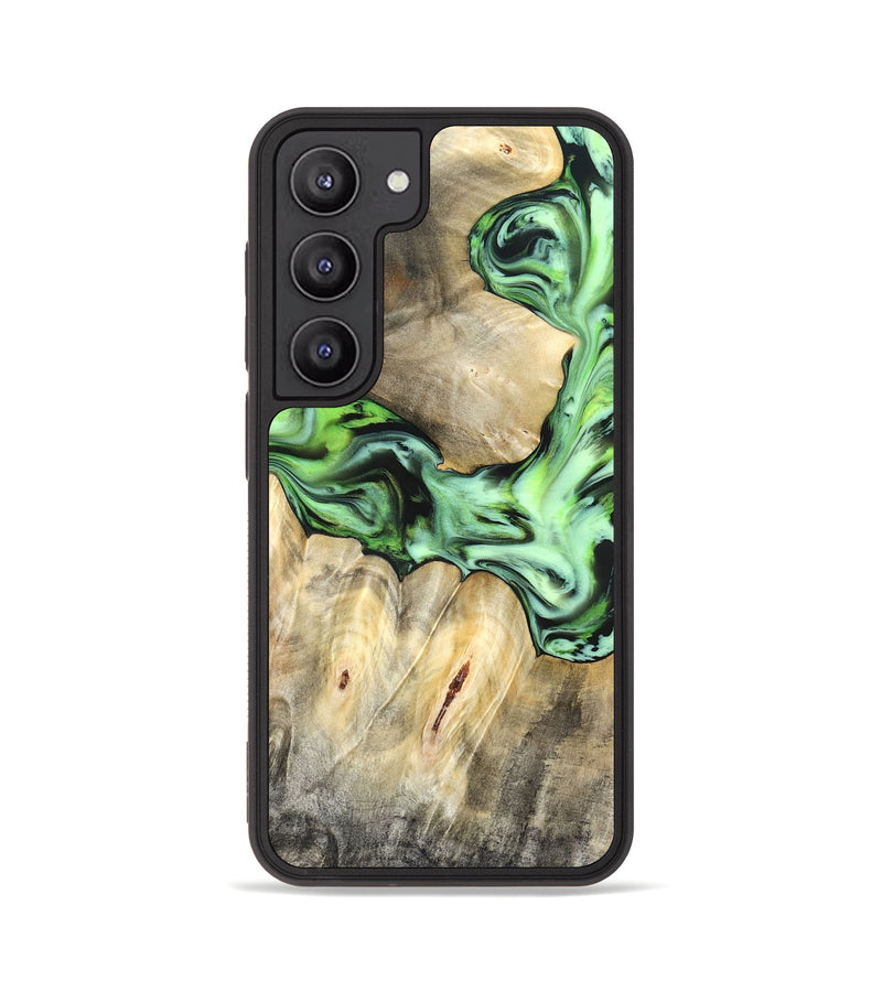 Galaxy S23 Wood Phone Case - Evelyn (Green, 831950)