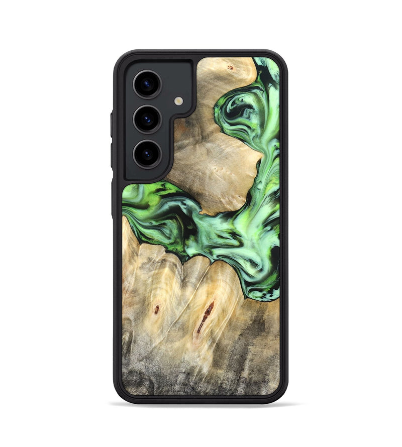 Galaxy S24 Wood Phone Case - Evelyn (Green, 831950)