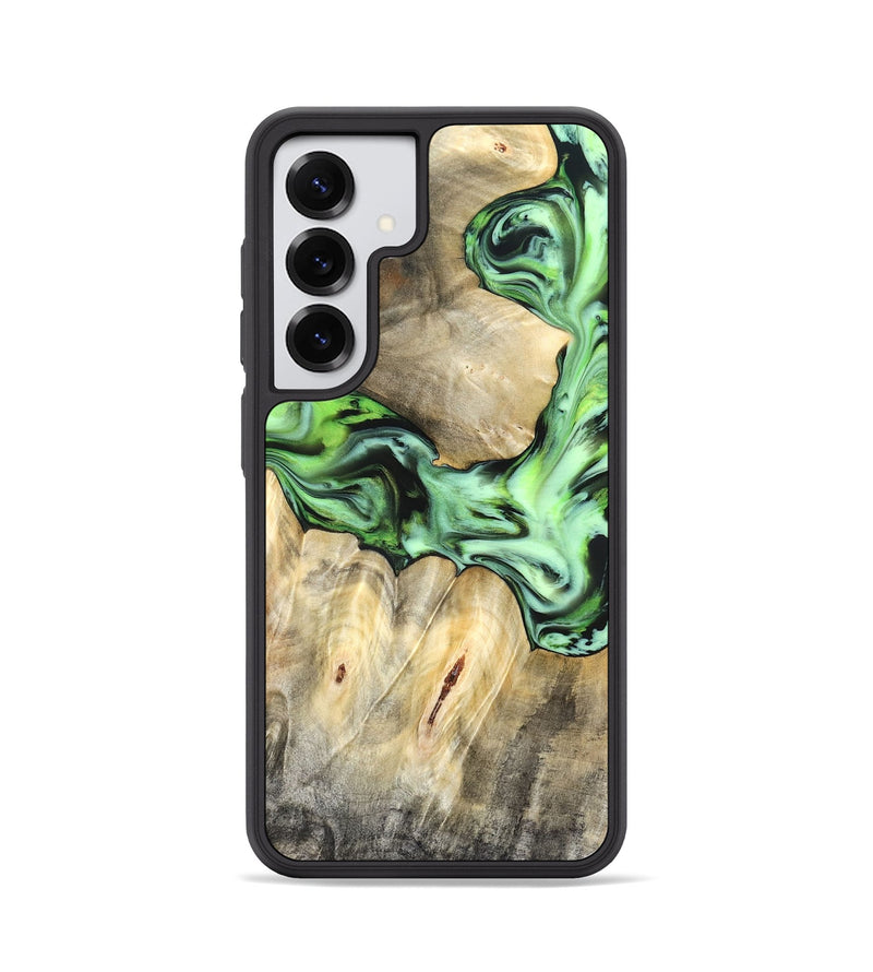 Galaxy S25 Wood Phone Case - Evelyn (Green, 831950)