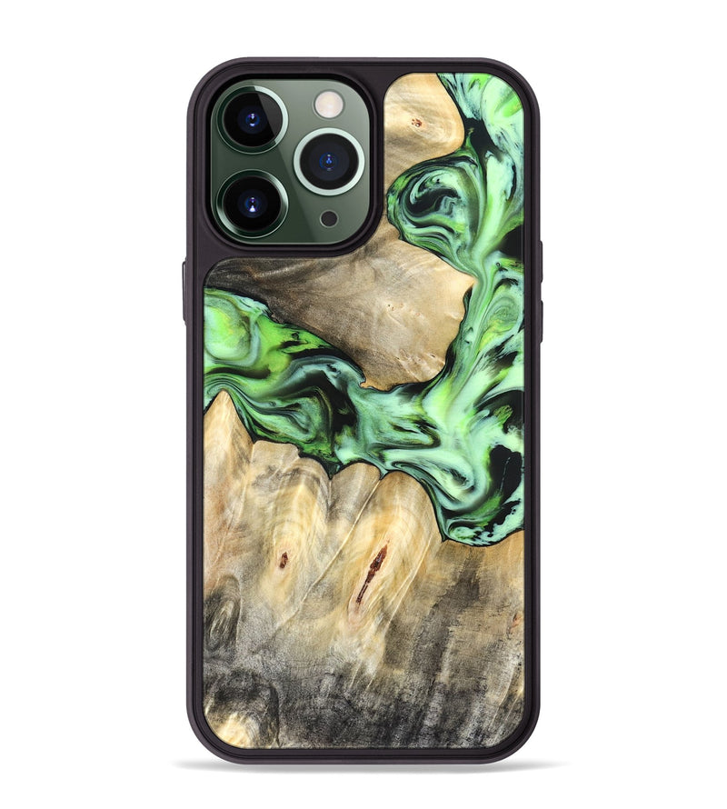 iPhone 13 Pro Max Wood Phone Case - Evelyn (Green, 831950)