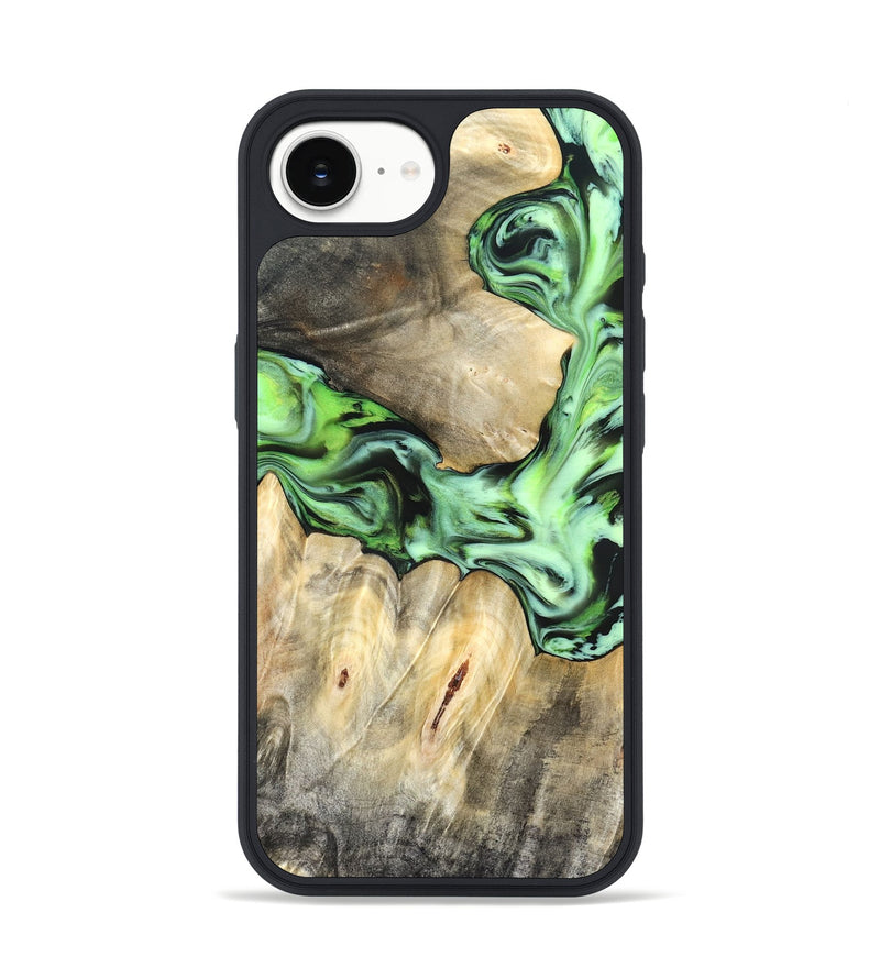 iPhone 17e Wood Phone Case - Evelyn (Green, 831950)