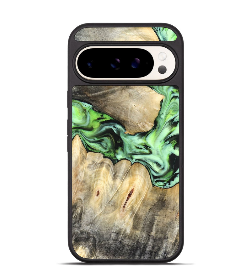 Pixel 9 Wood Phone Case - Evelyn (Green, 831950)