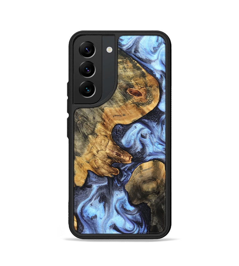 Galaxy S22 Wood Phone Case - Winnie (Blue, 831951)