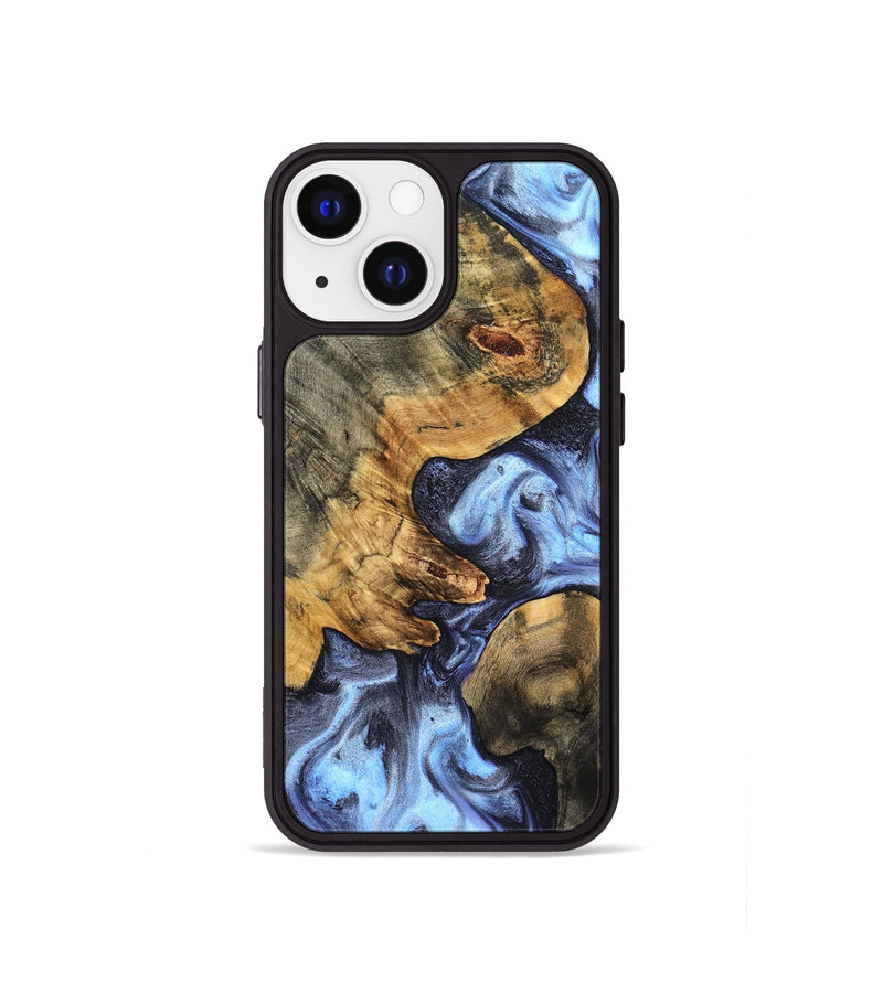 iPhone 13 mini Wood Phone Case - Winnie (Blue, 831951)