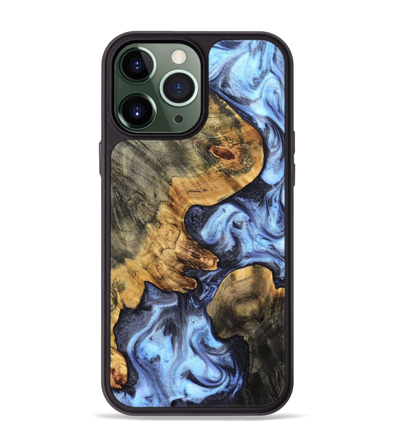 iPhone 13 Pro Max Wood Phone Case - Winnie (Blue, 831951)