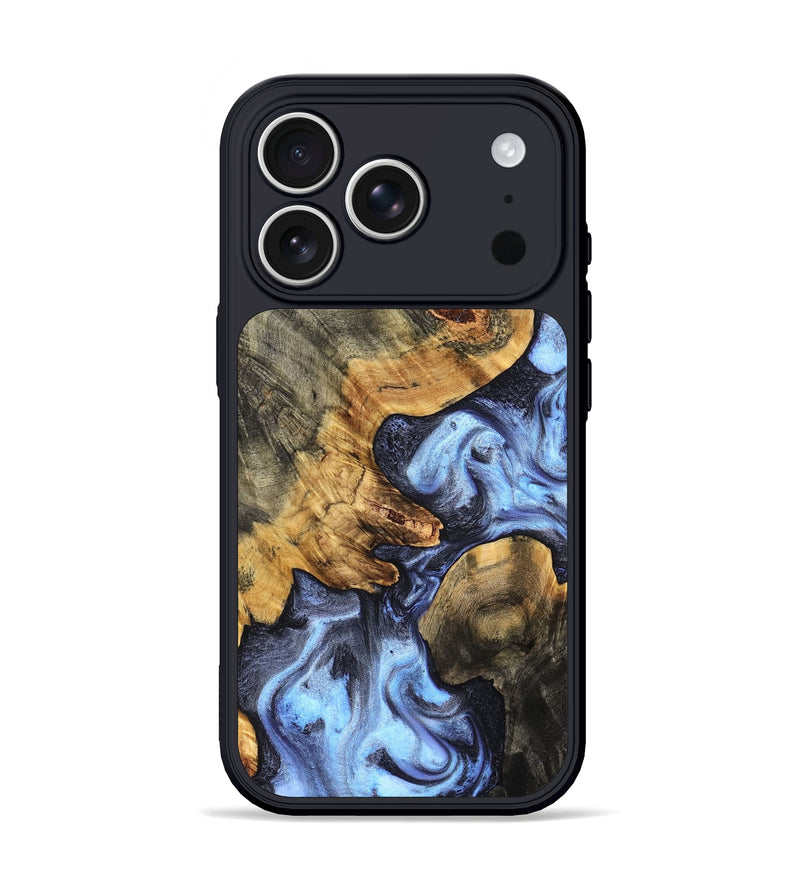 iPhone 17 Pro Wood Phone Case - Winnie (Blue, 831951)