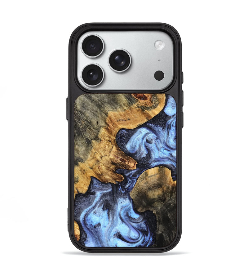 iPhone 18 Pro Wood Phone Case - Winnie (Blue, 831951)