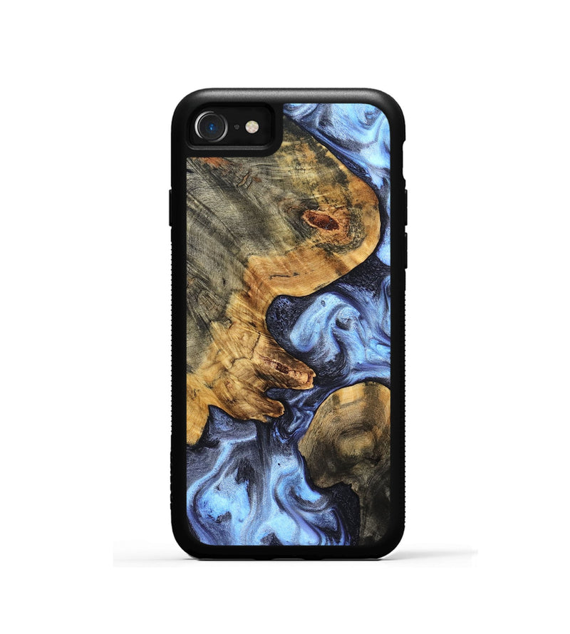 iPhone SE Wood Phone Case - Winnie (Blue, 831951)