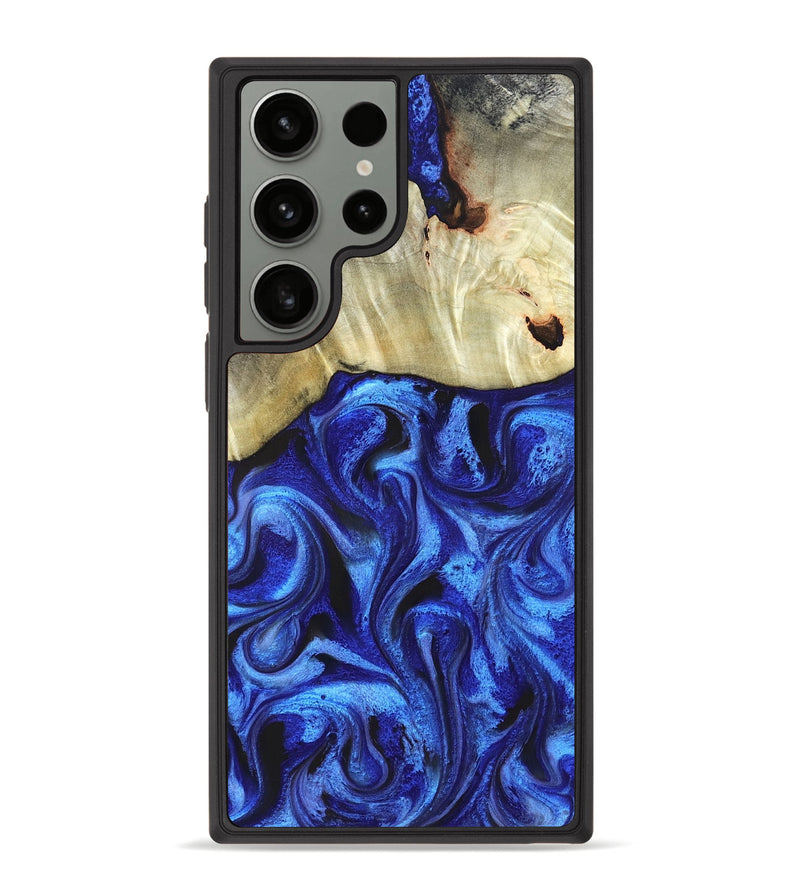 Galaxy S23 Ultra Wood Phone Case - Rosanne (Blue, 831952)