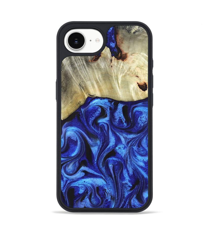 iPhone 16e Wood Phone Case - Rosanne (Blue, 831952)