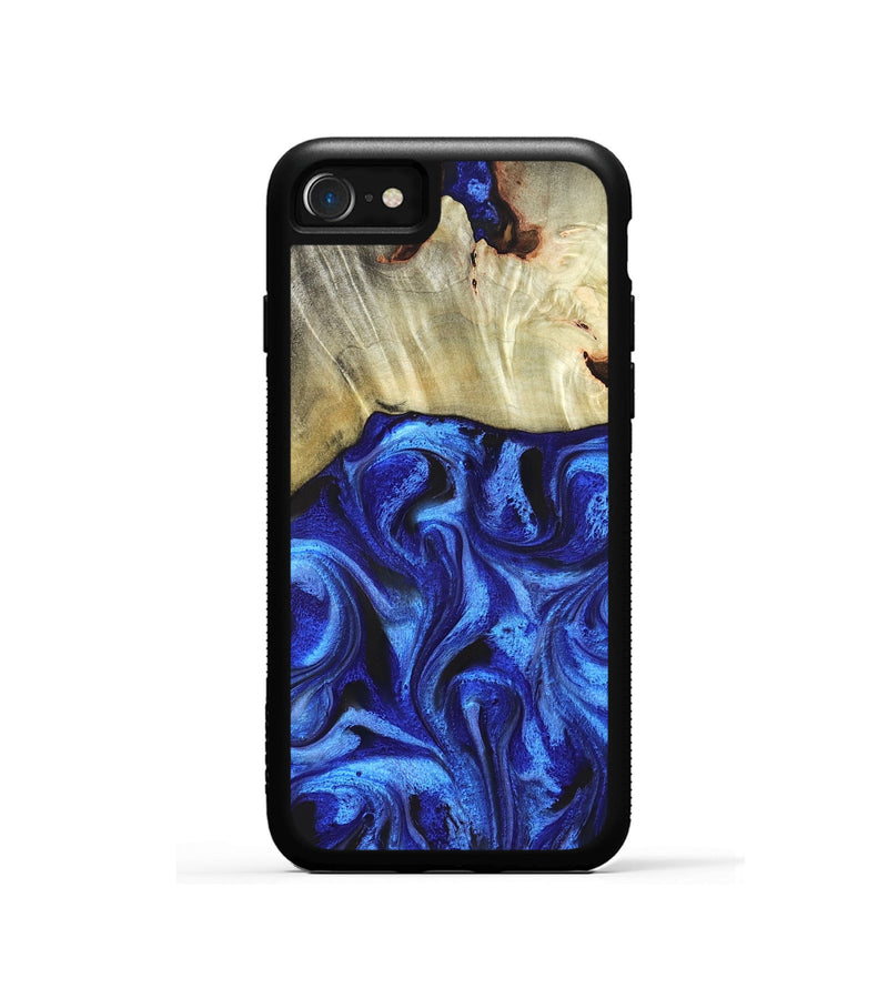iPhone SE Wood Phone Case - Rosanne (Blue, 831952)