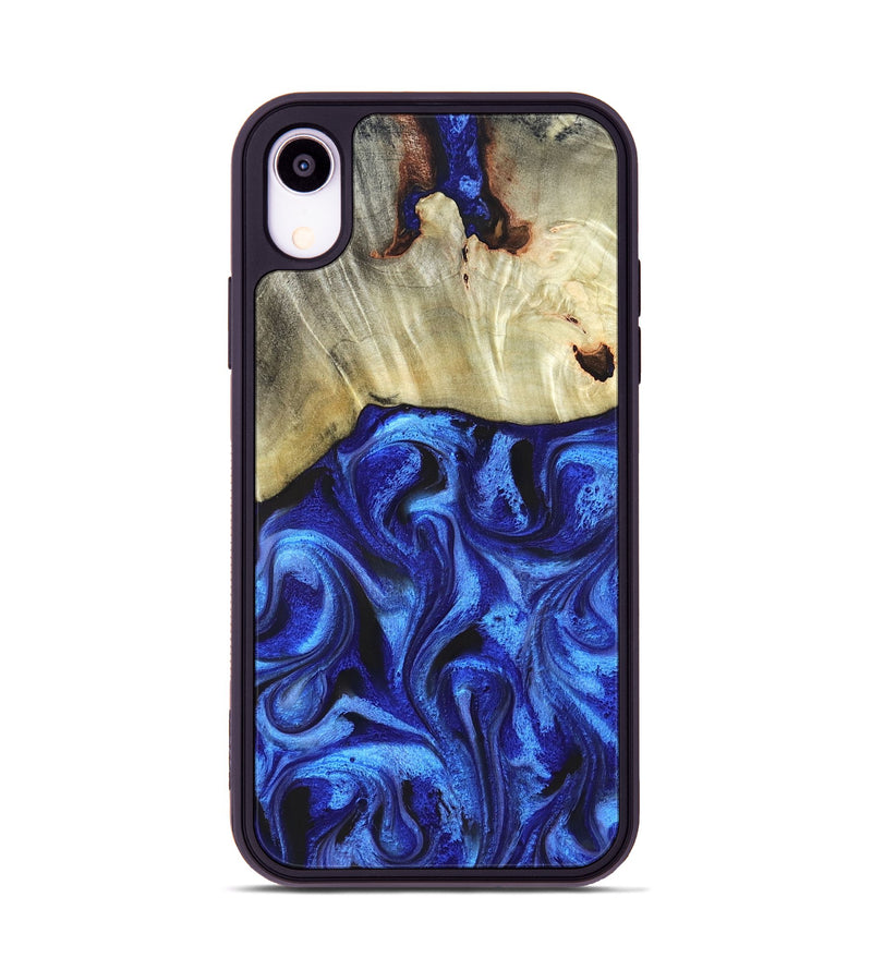 iPhone Xr Wood Phone Case - Rosanne (Blue, 831952)
