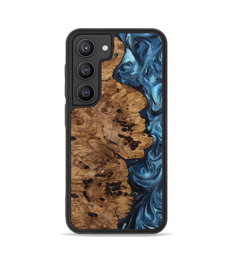Galaxy S23 Wood Phone Case - Ace (Blue, 831953)
