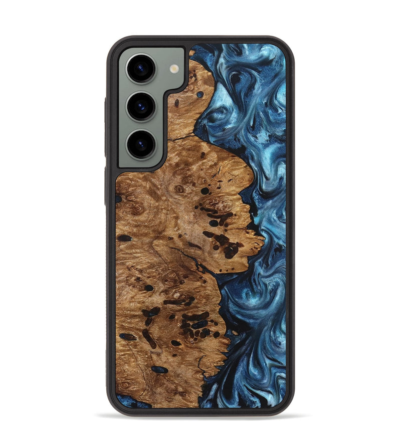 Galaxy S23 Plus Wood Phone Case - Ace (Blue, 831953)