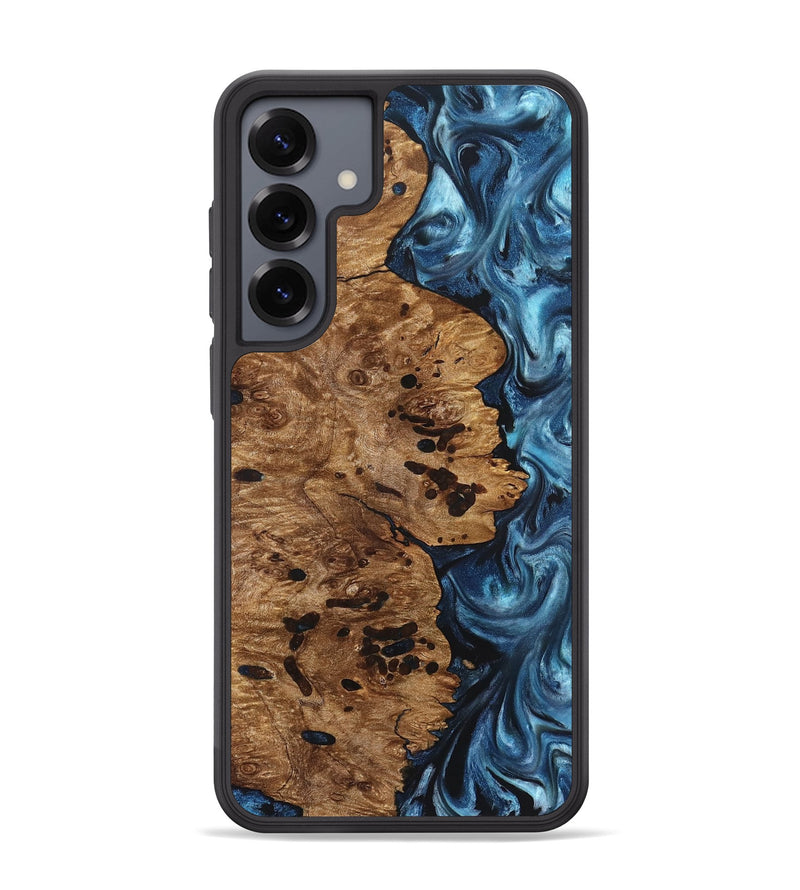 Galaxy S25 Plus Wood Phone Case - Ace (Blue, 831953)