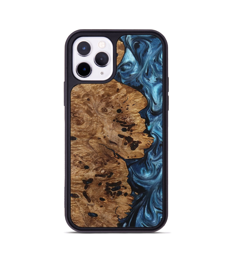 iPhone 11 Pro Wood Phone Case - Ace (Blue, 831953)