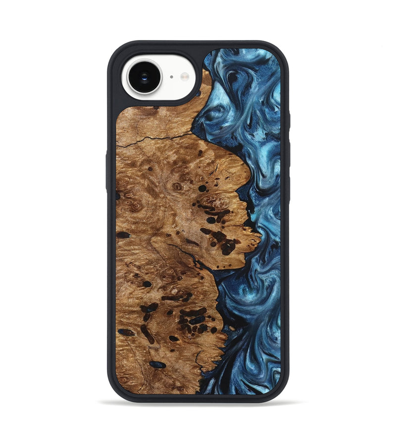 iPhone 17e Wood Phone Case - Ace (Blue, 831953)