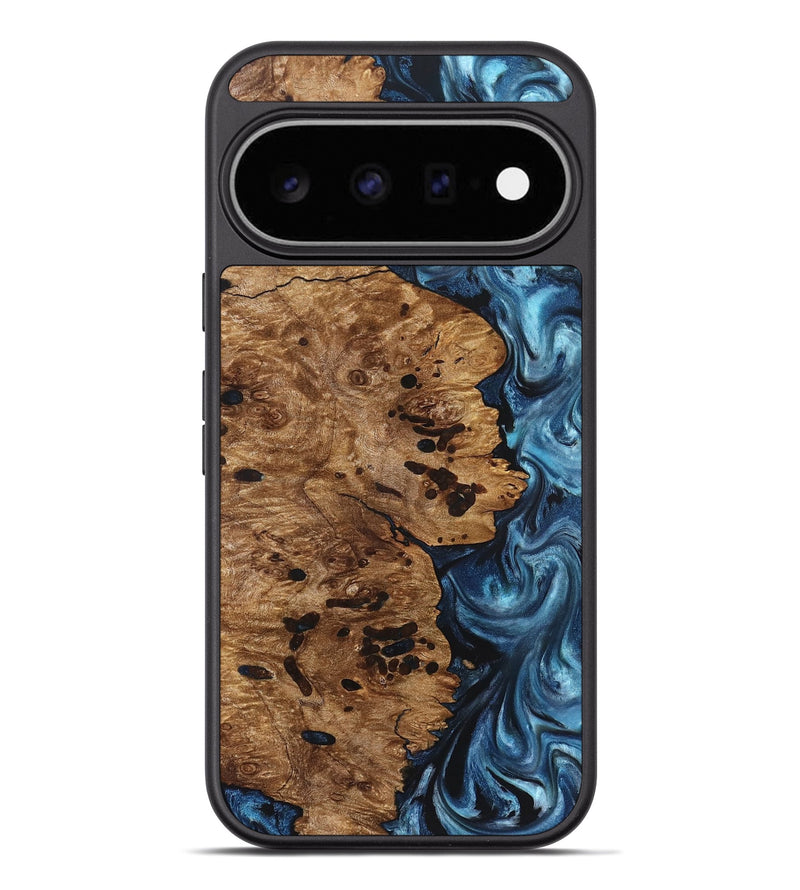 Pixel 11 Pro XL Wood Phone Case - Ace (Blue, 831953)