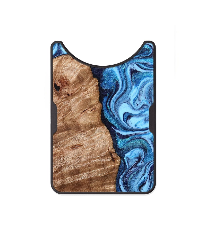 Alloy Wood Wallet - Vivian (Blue, 831954)