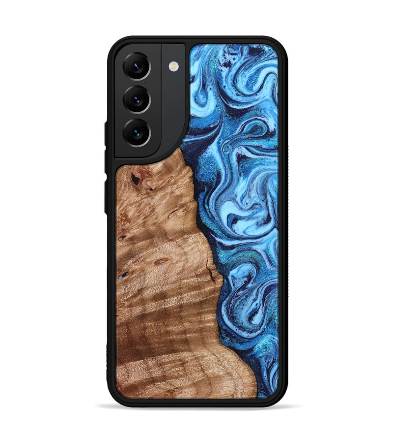 Galaxy S22 Plus Wood Phone Case - Vivian (Blue, 831954)