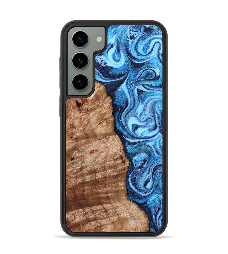 Galaxy S23 Plus Wood Phone Case - Vivian (Blue, 831954)