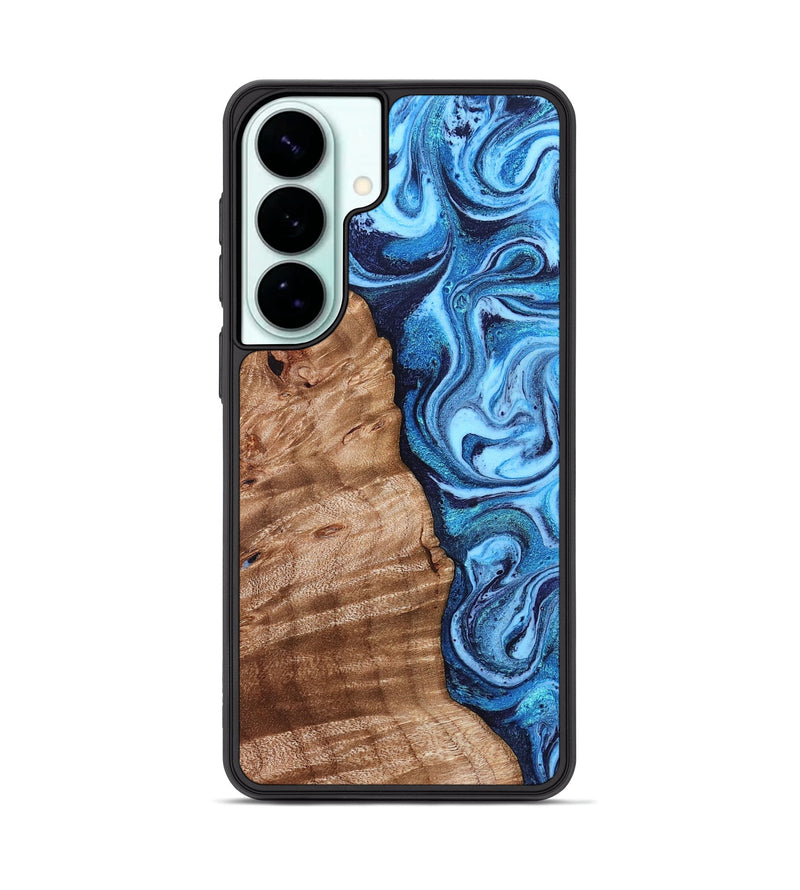 Galaxy S26 Plus Wood Phone Case - Vivian (Blue, 831954)