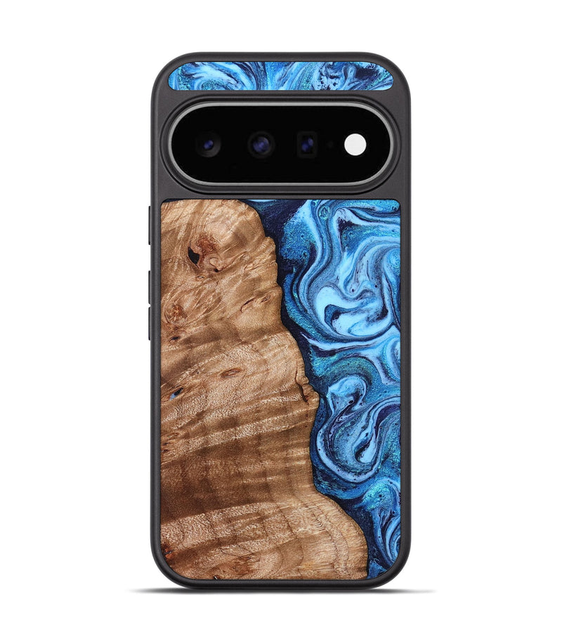 Pixel 11 Wood Phone Case - Vivian (Blue, 831954)