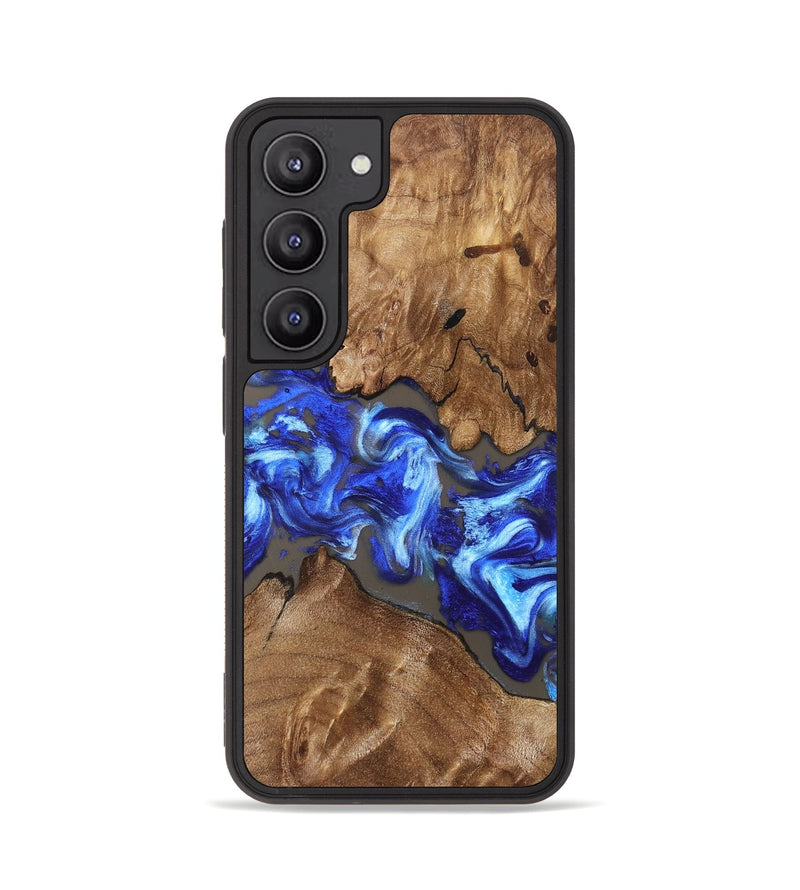 Galaxy S23 Wood Phone Case - Annabel (Blue, 831955)