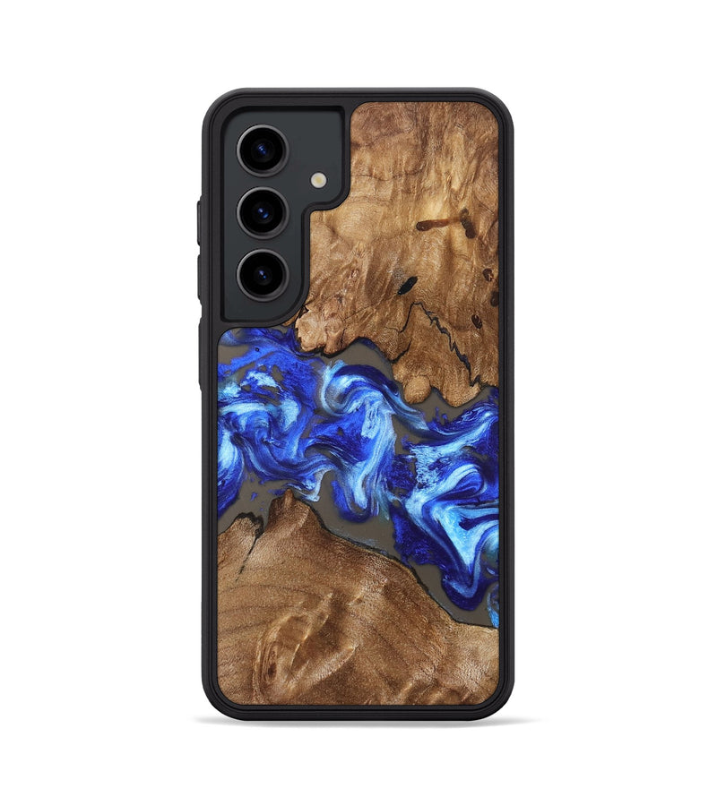 Galaxy S24 Wood Phone Case - Annabel (Blue, 831955)