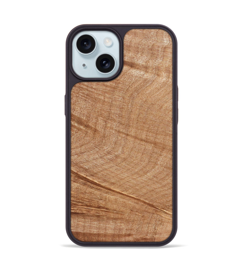 iPhone 15 Wood Phone Case - Richard (Wood Burl, 831958)