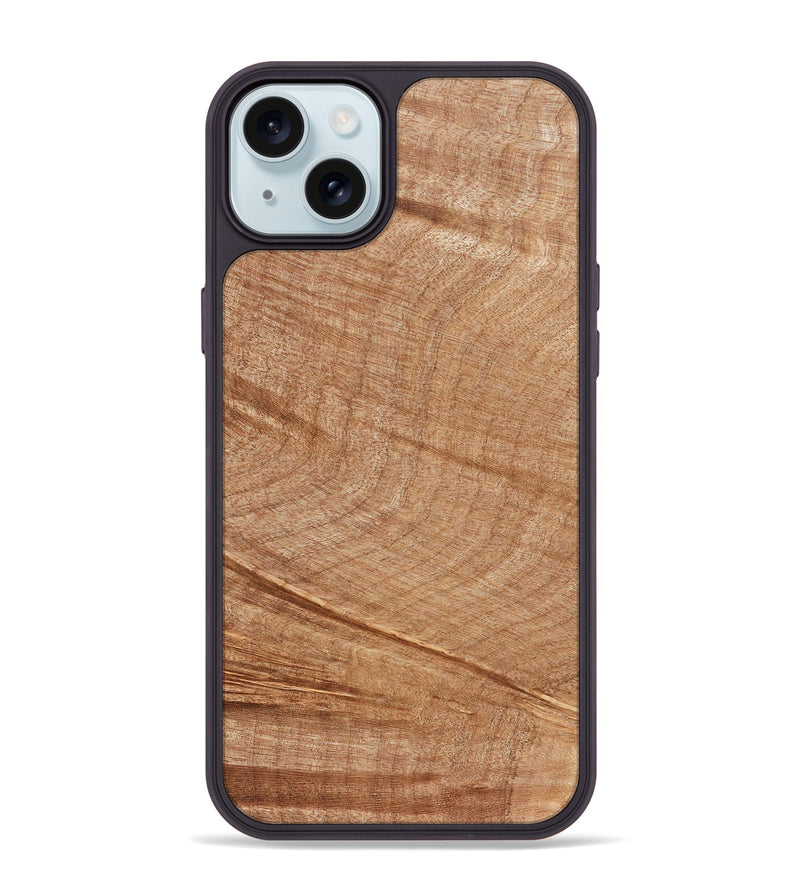 iPhone 15 Plus Wood Phone Case - Richard (Wood Burl, 831958)