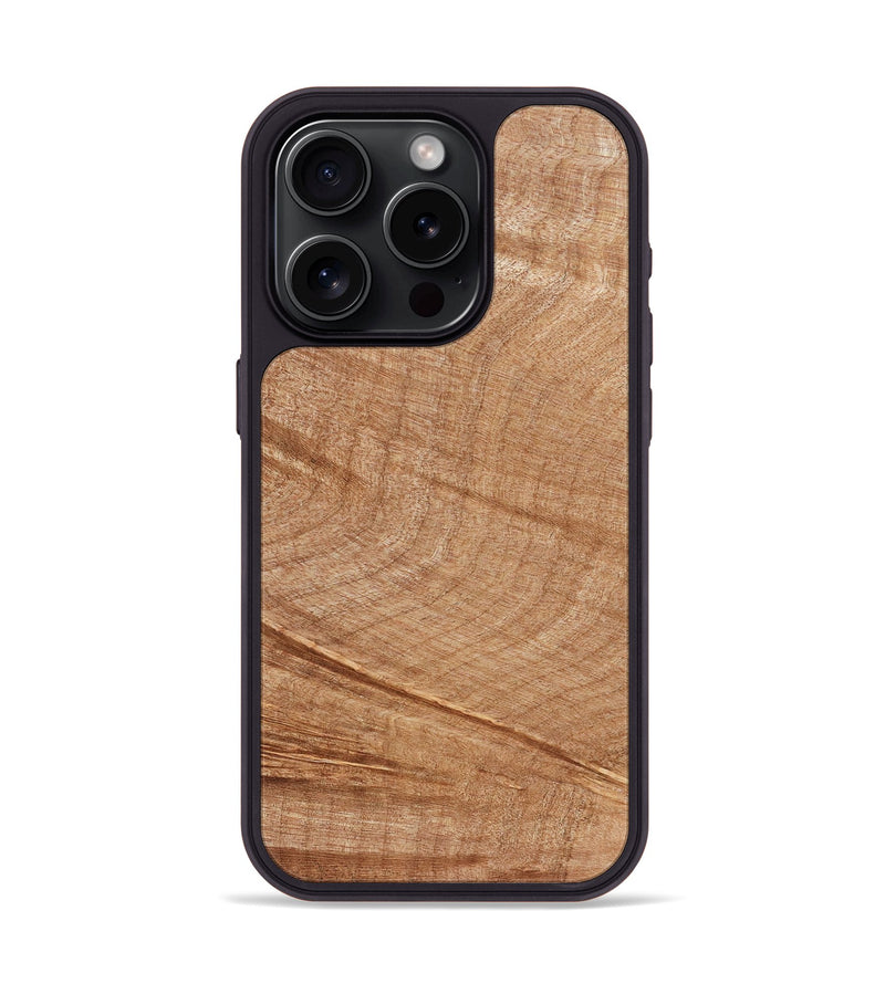 iPhone 15 Pro Wood Phone Case - Richard (Wood Burl, 831958)