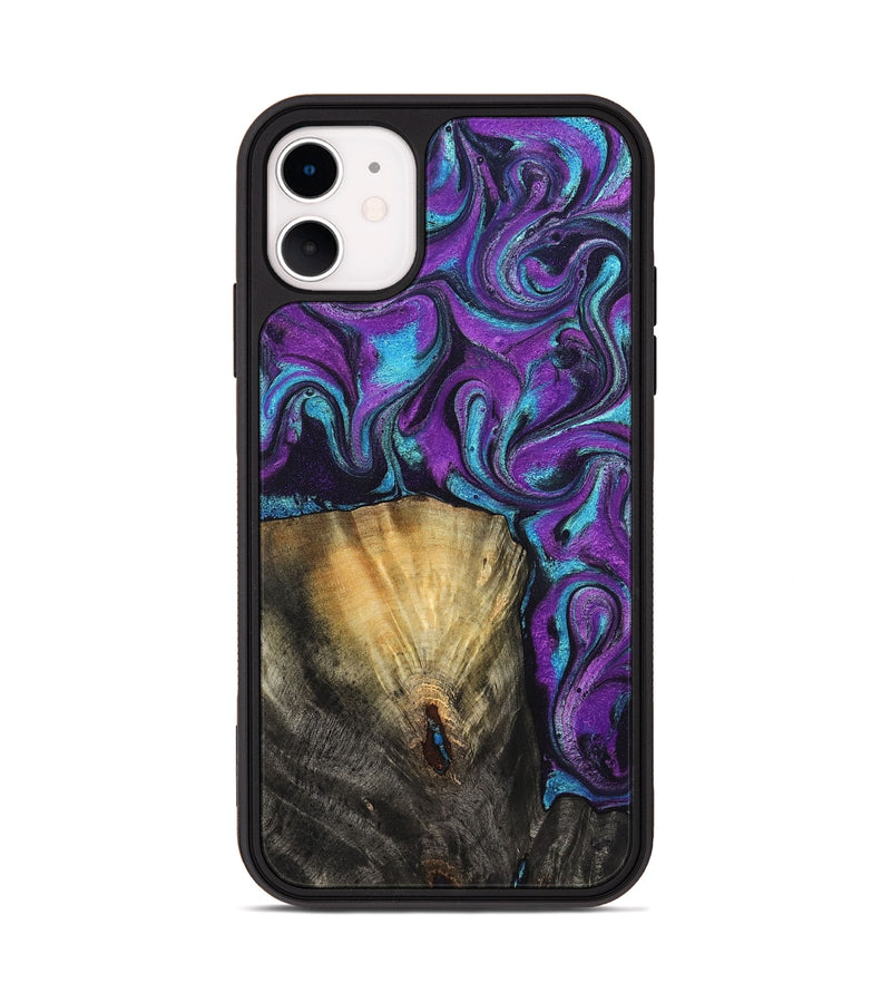 iPhone 11 Wood Phone Case - Jayden (Purple, 831962)