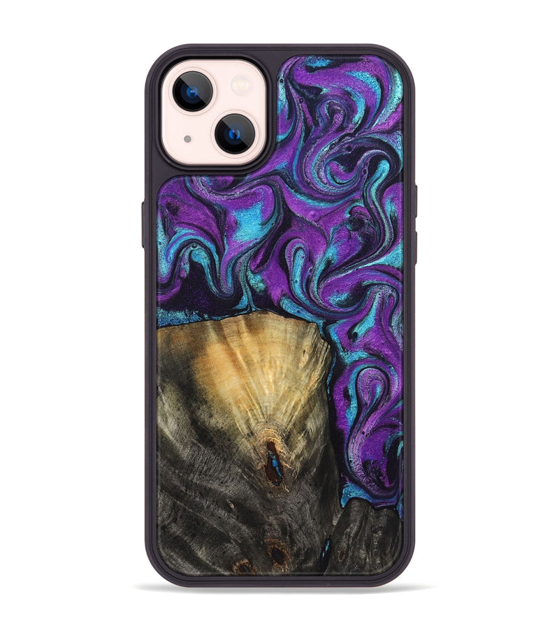 iPhone 14 Plus Wood Phone Case - Jayden (Purple, 831962)