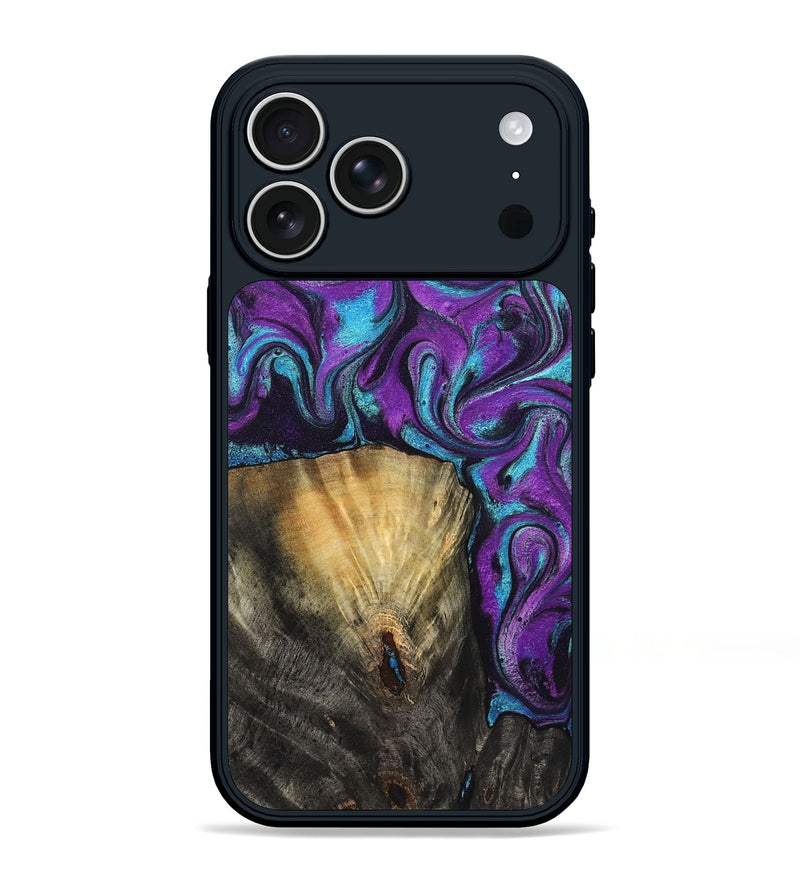 iPhone 17 Pro Max Wood Phone Case - Jayden (Purple, 831962)