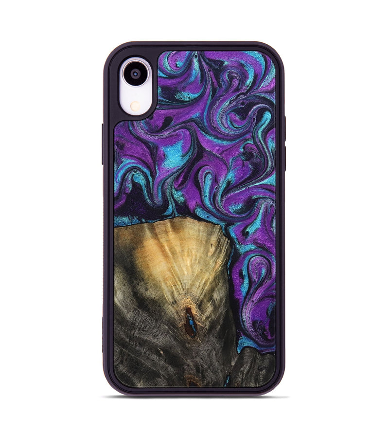 iPhone Xr Wood Phone Case - Jayden (Purple, 831962)