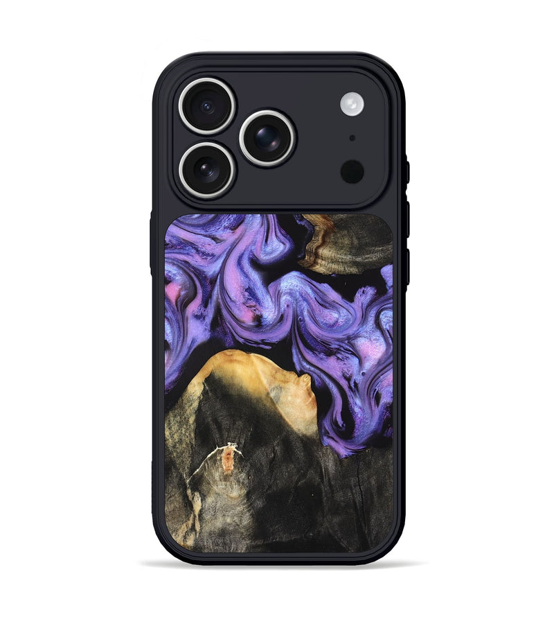 iPhone 17 Pro Wood Phone Case - Lora (Purple, 831963)