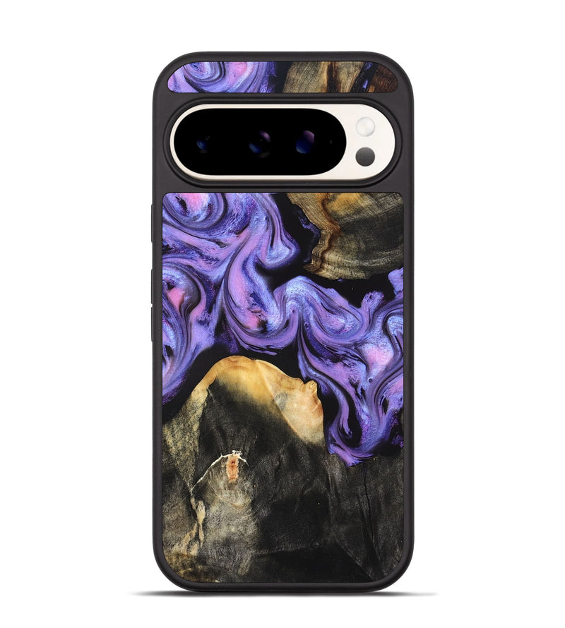 Pixel 9 Wood Phone Case - Lora (Purple, 831963)