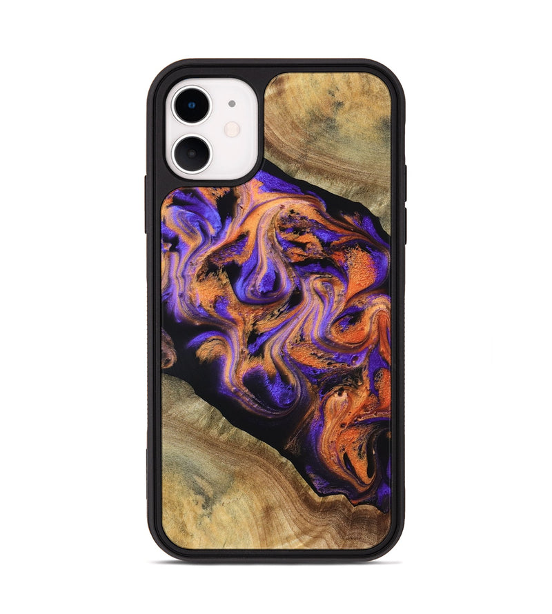 iPhone 11 Wood Phone Case - Louann (Purple, 831964)