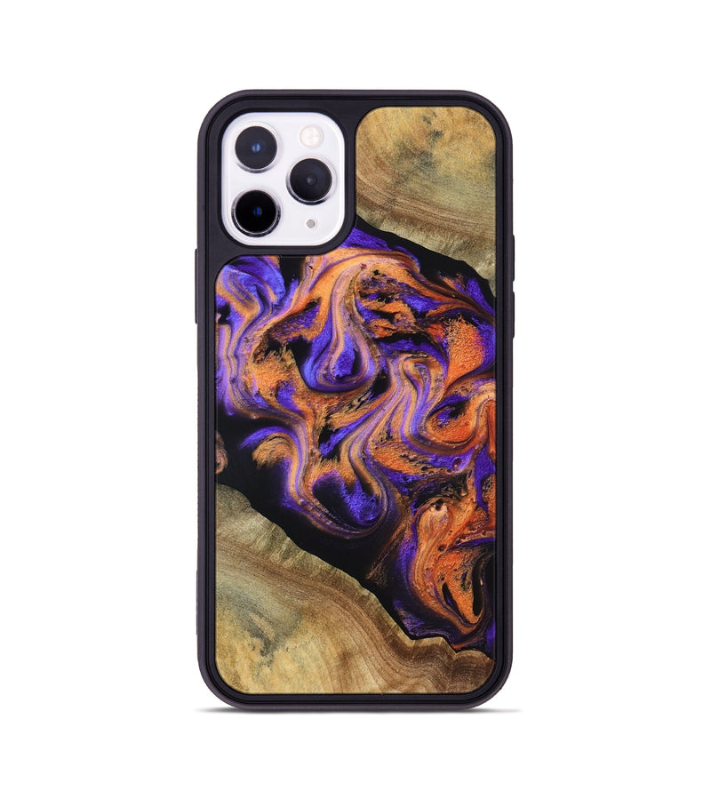 iPhone 11 Pro Wood Phone Case - Louann (Purple, 831964)