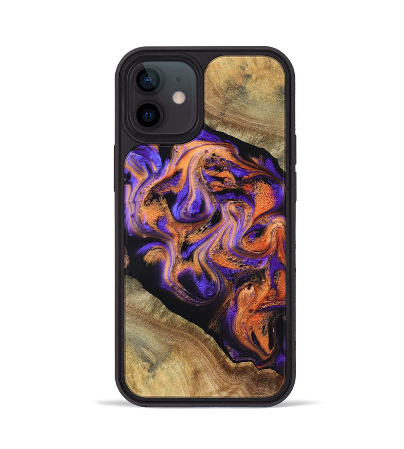 iPhone 12 Wood Phone Case - Louann (Purple, 831964)