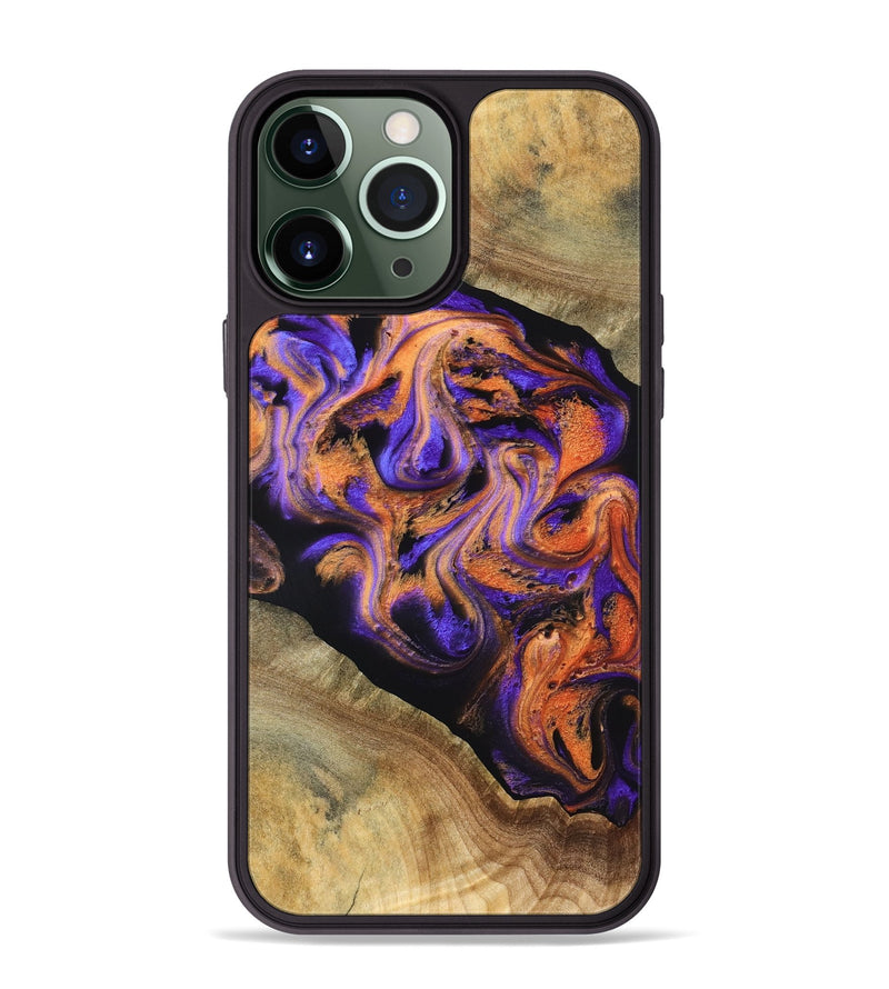 iPhone 13 Pro Max Wood Phone Case - Louann (Purple, 831964)