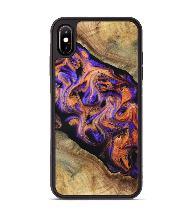 iPhone Xs Max Wood Phone Case - Louann (Purple, 831964)