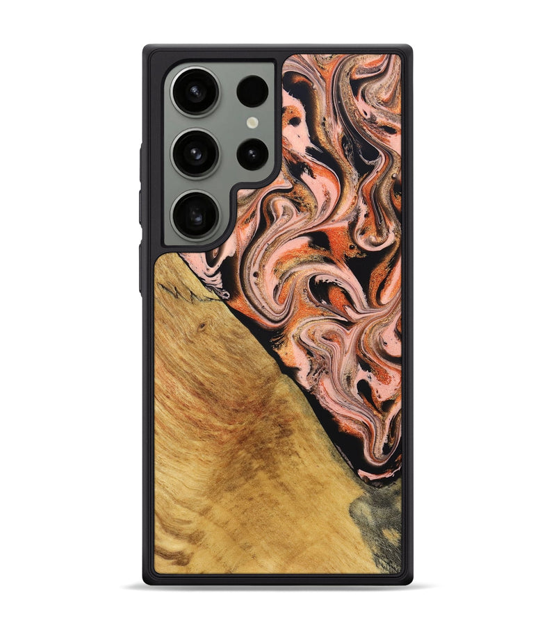 Galaxy S24 Ultra Wood Phone Case - Florian (Red, 831965)