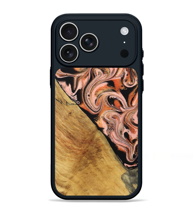 iPhone 17 Pro Max Wood Phone Case - Florian (Red, 831965)