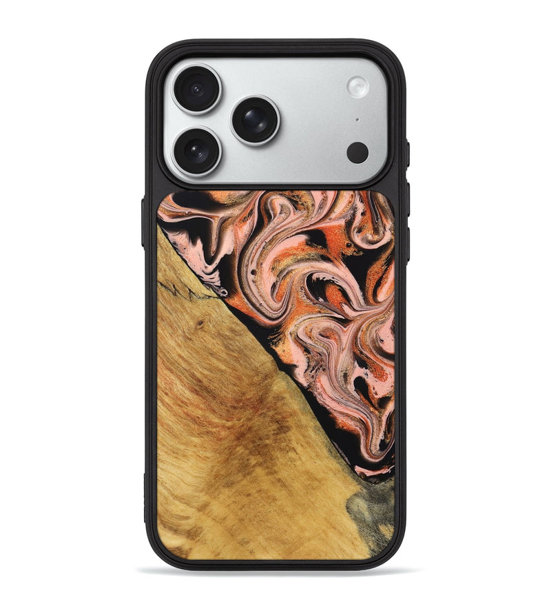 iPhone 18 Pro Max Wood Phone Case - Florian (Red, 831965)