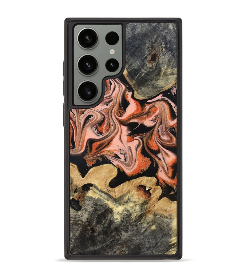 Galaxy S23 Ultra Wood Phone Case - Ivy (Red, 831967)