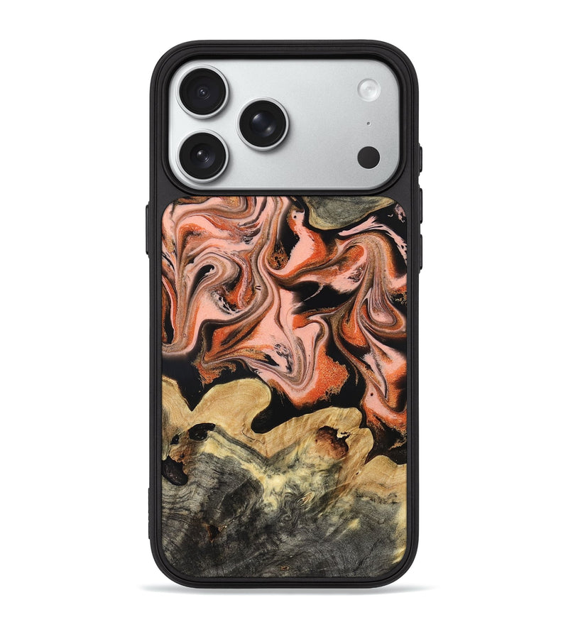 iPhone 18 Pro Max Wood Phone Case - Ivy (Red, 831967)